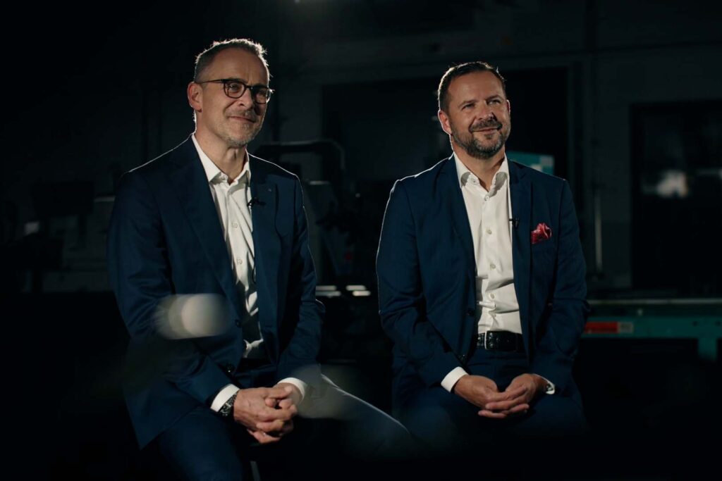 Roger und Marcel Baumer, Inhaber der Hälg Group im Gespräch.