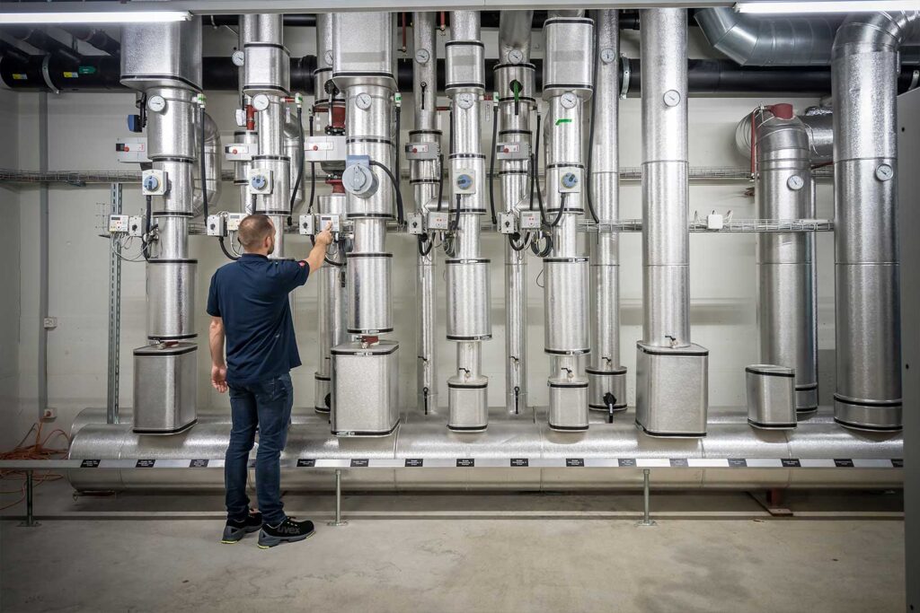 Reibungslose Funktionalität der technischen Anlagen durch die Hälg Facility Management AG.