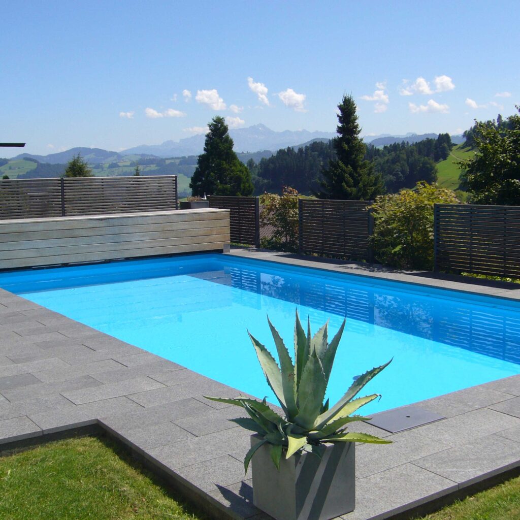 Piscine établie par Oberhänsli AG Gebäudetechnik