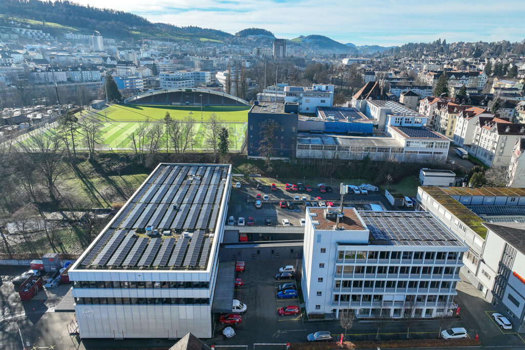 Niederlassung Hälg & Co. AG St. Gallen, Hauptstandort der Hälg Group.