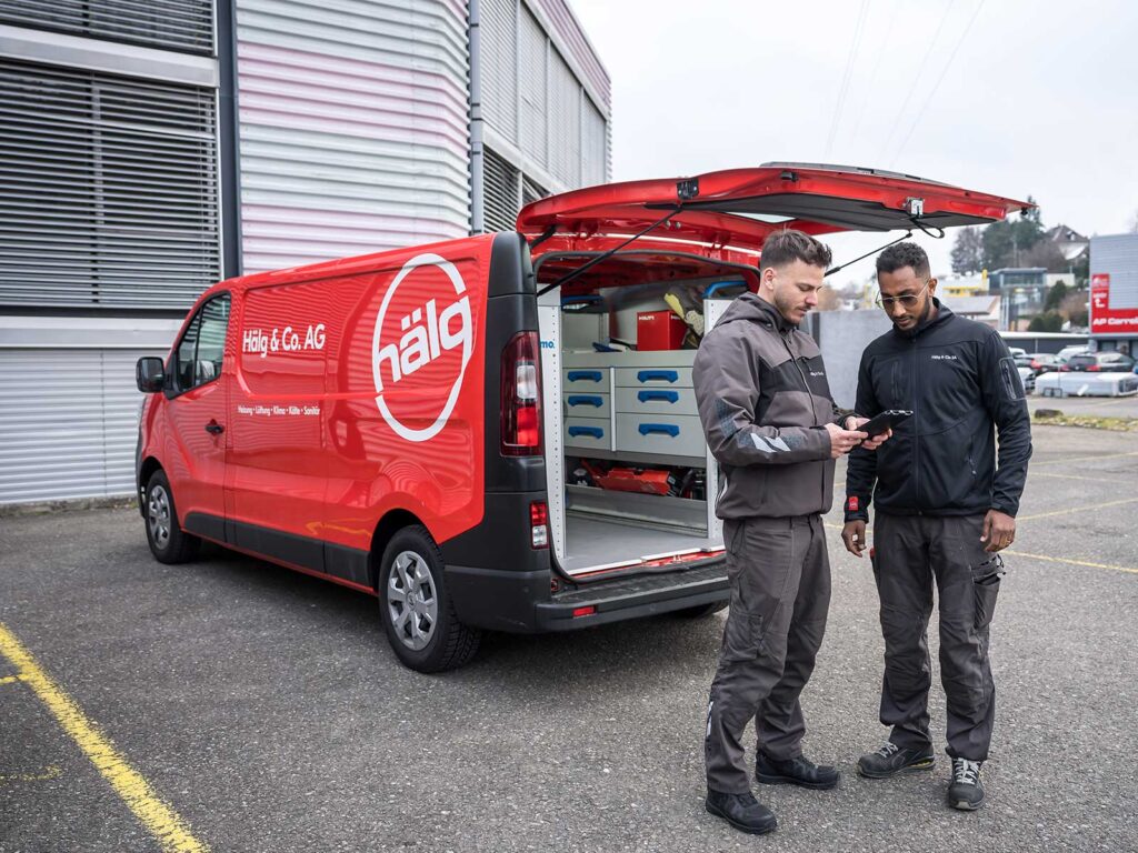 Kurze Kommunikationswege innerhalb der Abteilungen im Bereich Service.