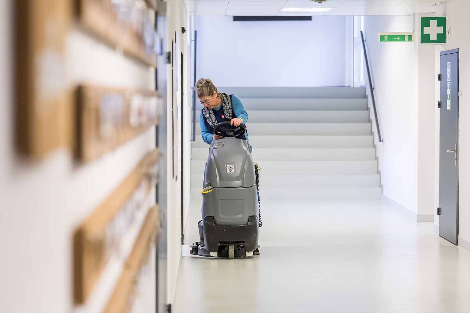 Reinigung an der Harzbüchelstrasse durch die Hälg Facility Management AG