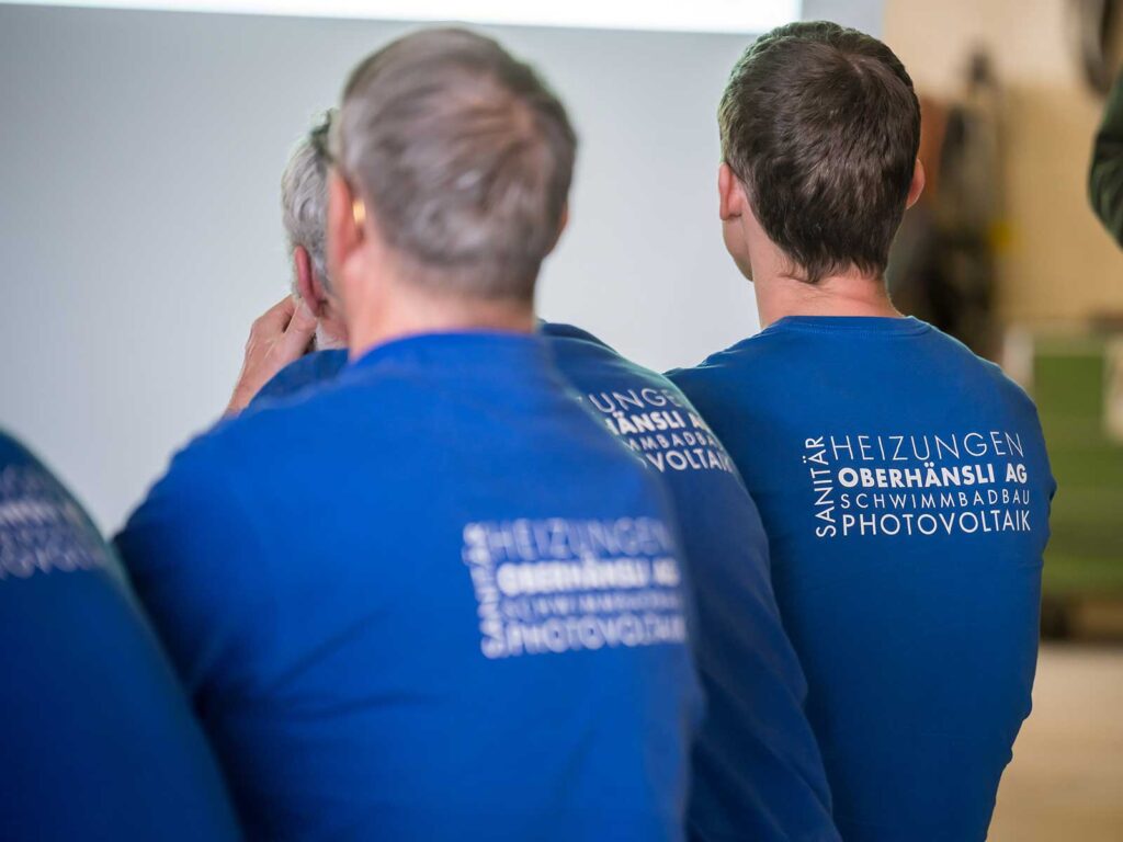 Das Team der Oberhänsli AG Gebäudetechnik.
