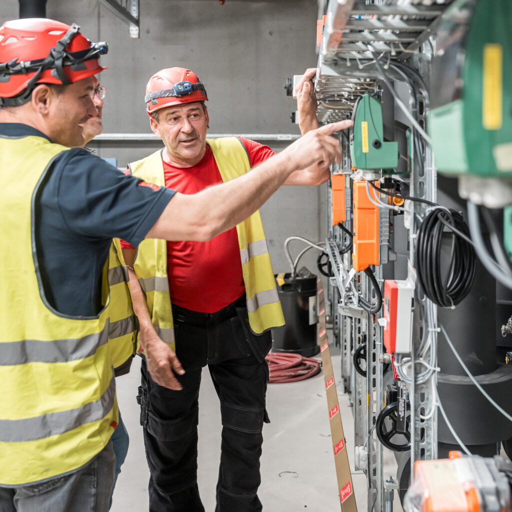 Das Team der Hälg & Co. AG Aarau im Kantonsspital Aarau.