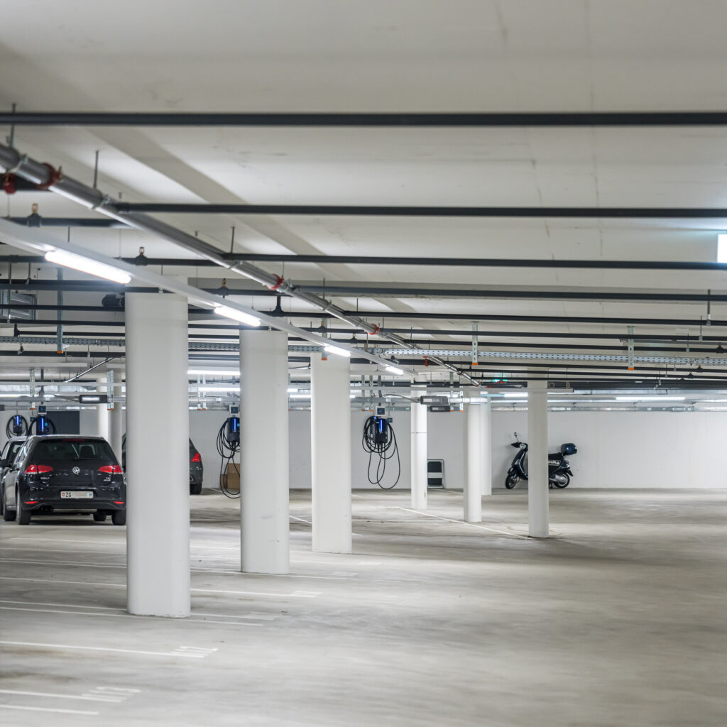 Parking Management durch die Hälg Facility Management AG.