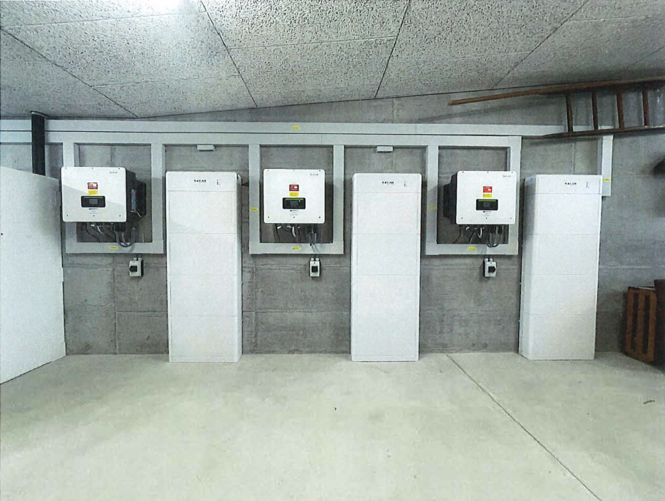 Speicher für Photovoltaik, installiert durch die Hälg & Co. AG Bütschwil