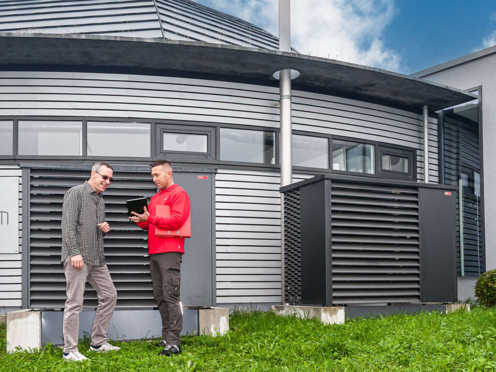 Wärmepumpeninstallation durch die Zahn + Co. AG Kreuzlingen.