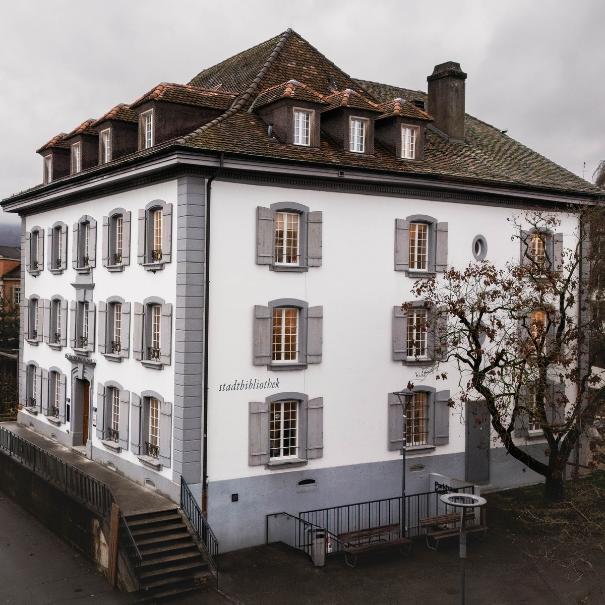 Umbau der Lüftungsanlagen der Stadtbibliothek Aarau durch die Hälg & Co. AG Aarau