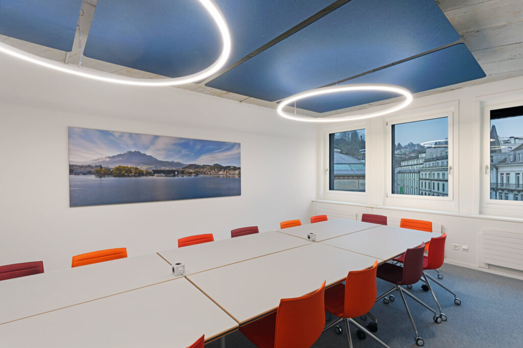 Büroräumlichkeiten der Hälg Facility Management AG in Luzern.