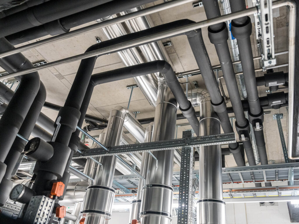 Gebäudetechnische Anlagen für das DSM Werk Sisseln, realisiert durch die Klima AG Basel