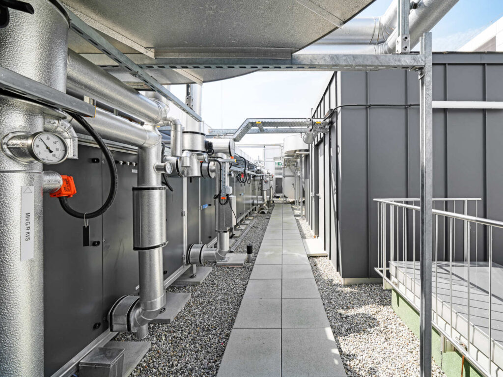 Gebäudetechnische Anlagen für das DSM Werk Sisseln, realisiert durch die Klima AG Basel