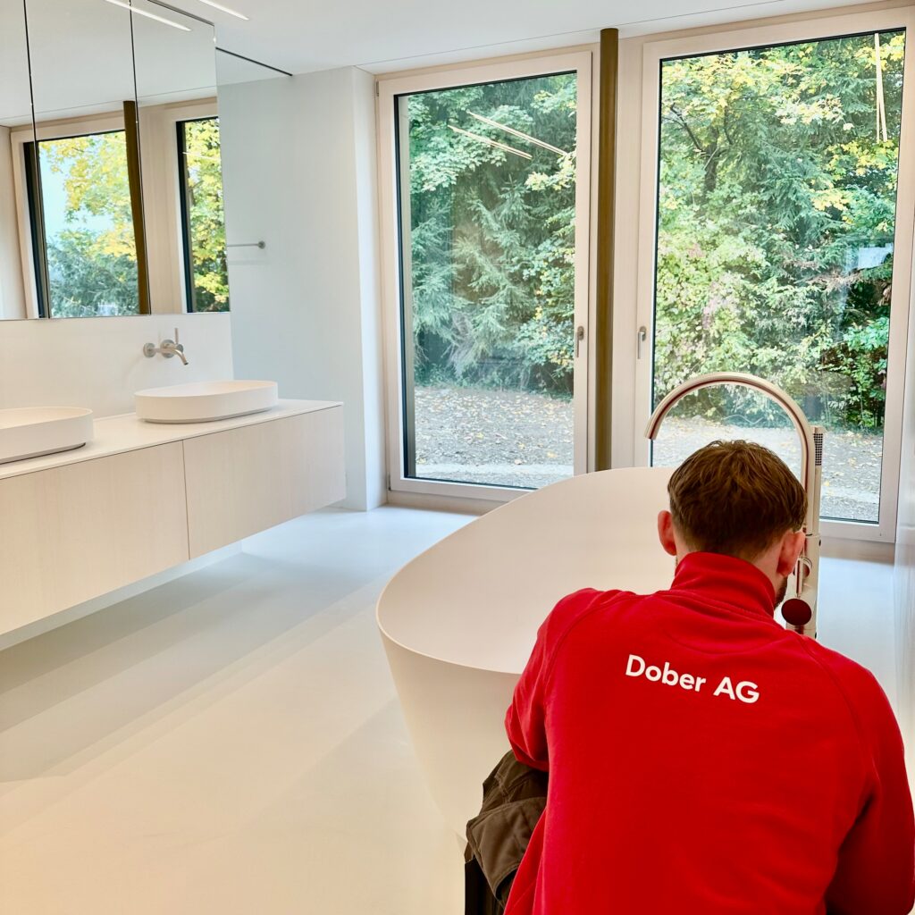 Badumbau und Sanitär durch die Dober AG in Schlieren.