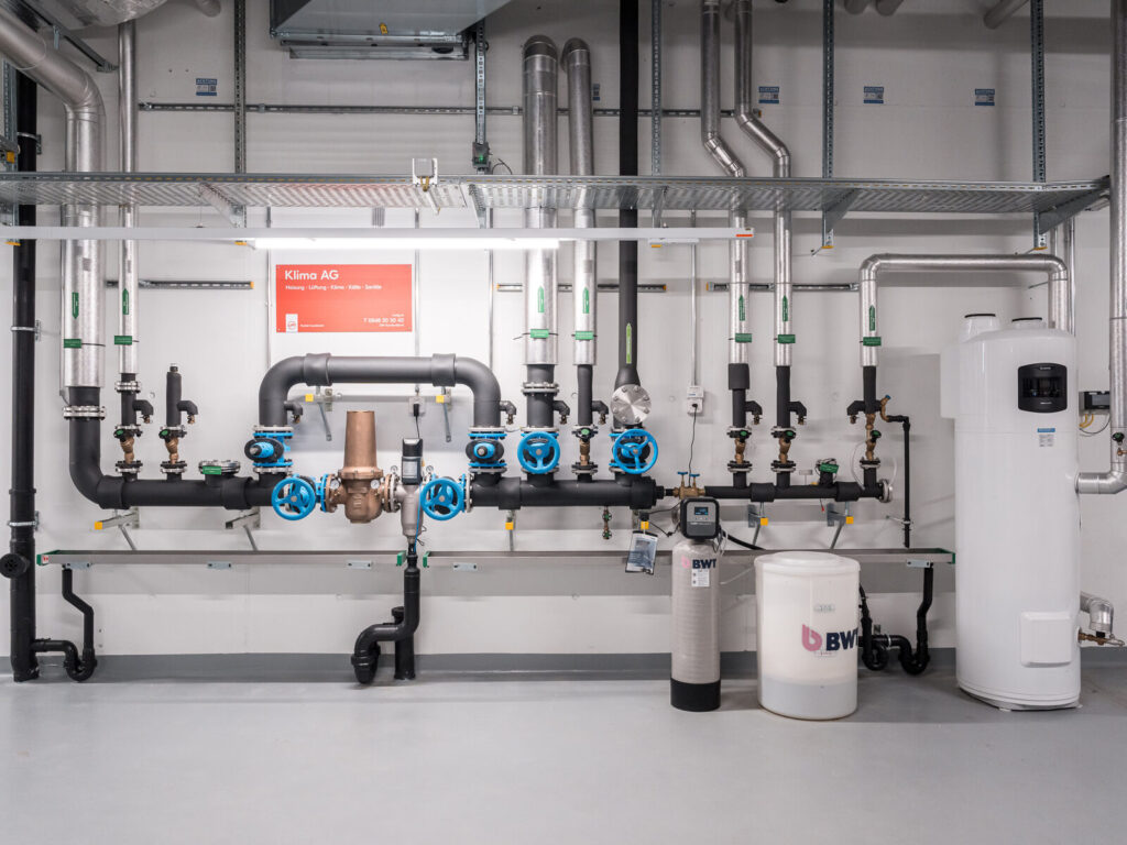 Gebäudetechnik für die BWT AG in Aesch