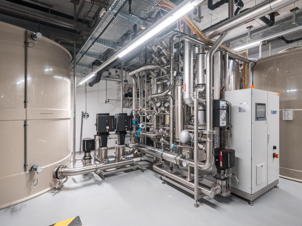 Gebäudetechnik für die BWT AG in Aesch