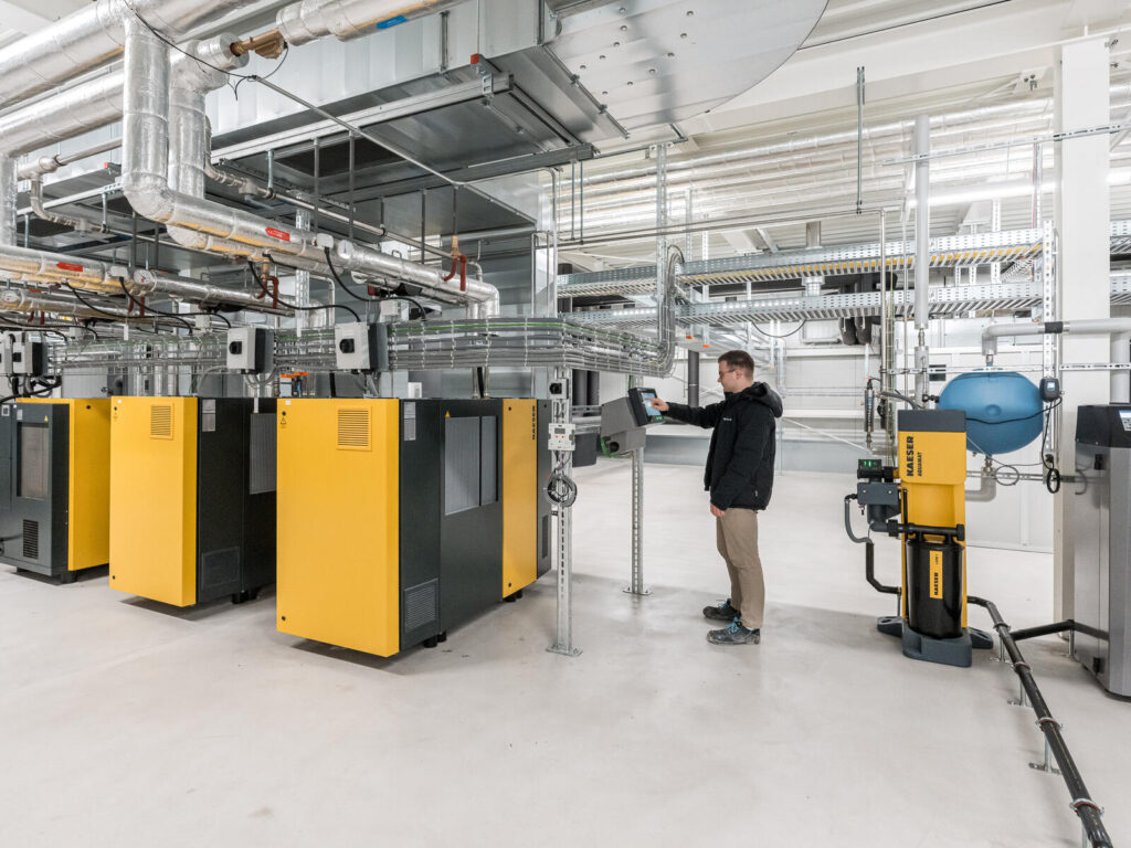 Lüftung/Klima für Huber Kunststoffe AG in Gossau