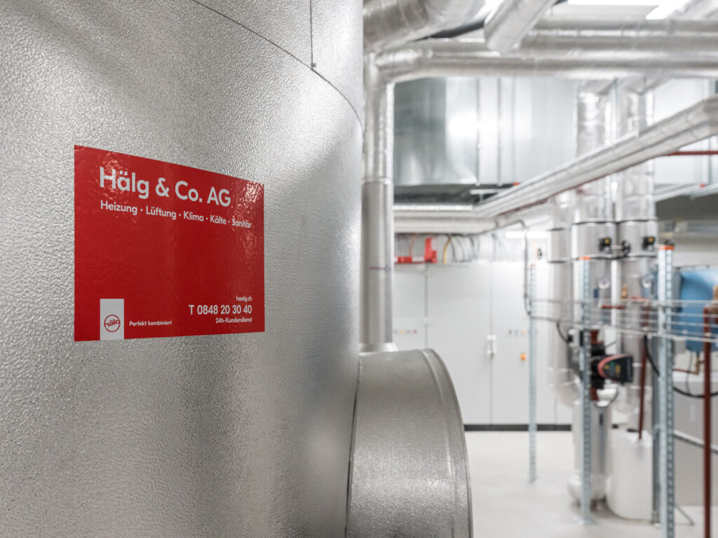 Lüftung/Klima für Huber Kunststoffe AG in Gossau