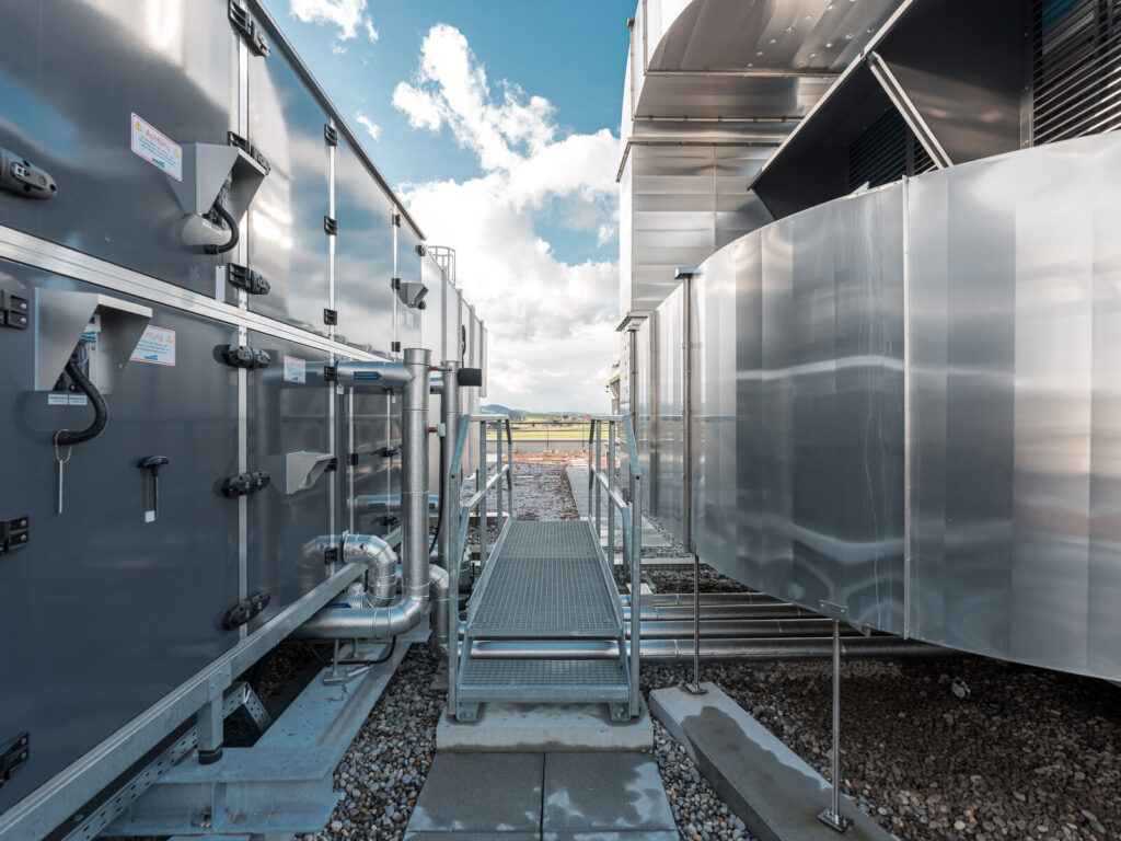 Lüftung/Klima für Huber Kunststoffe AG in Gossau