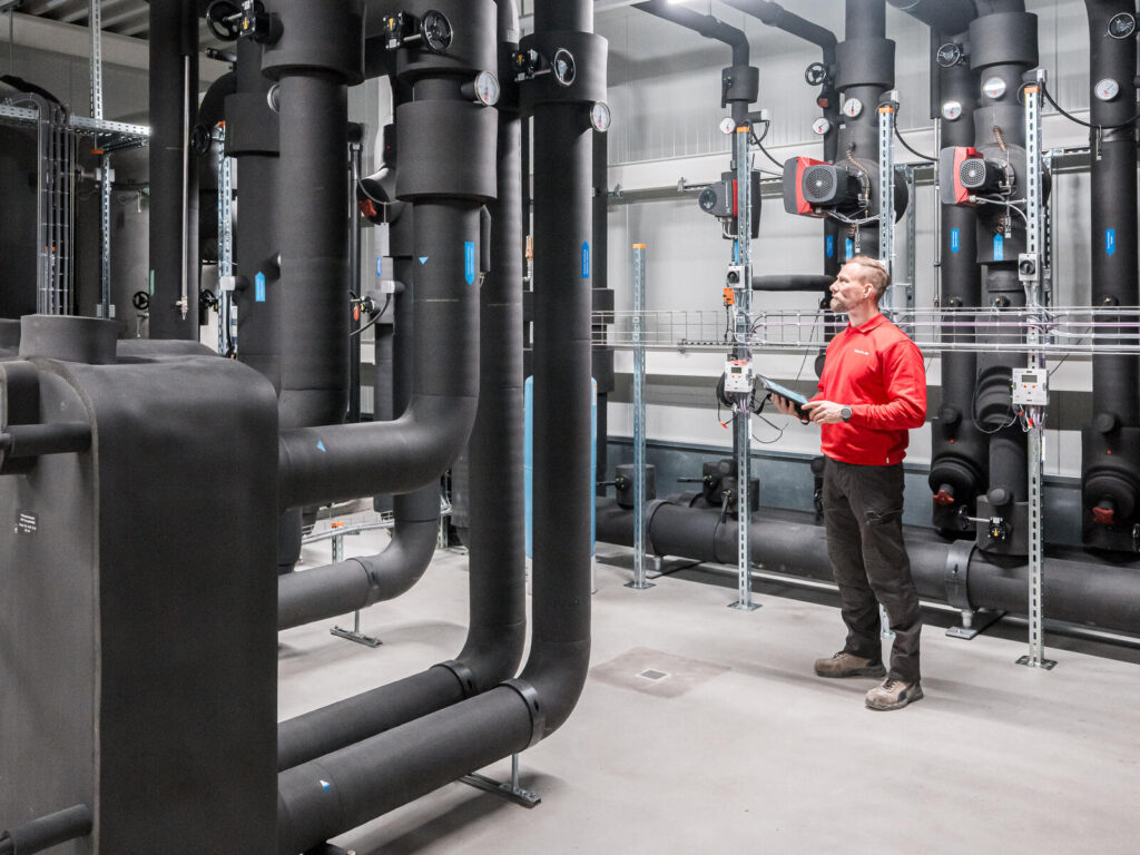 Heizung/Kälte für Huber Kunststoffe AG in Gossau