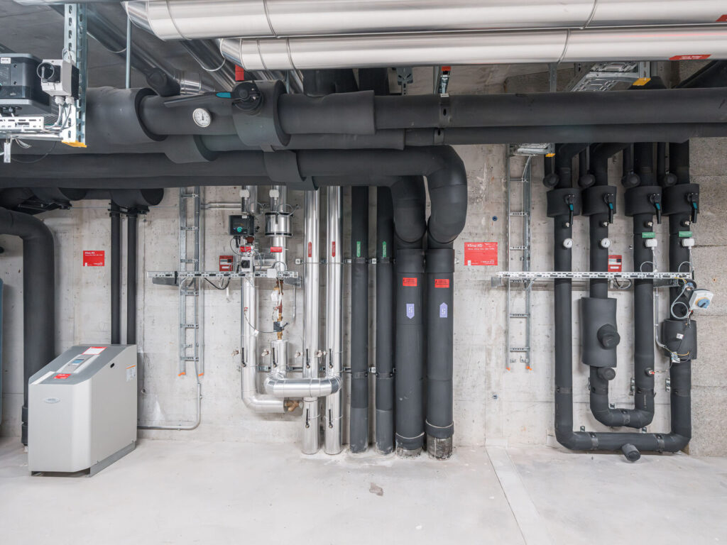 Heizung/Kälte durch die Klima AG Basel für Transa Basel.