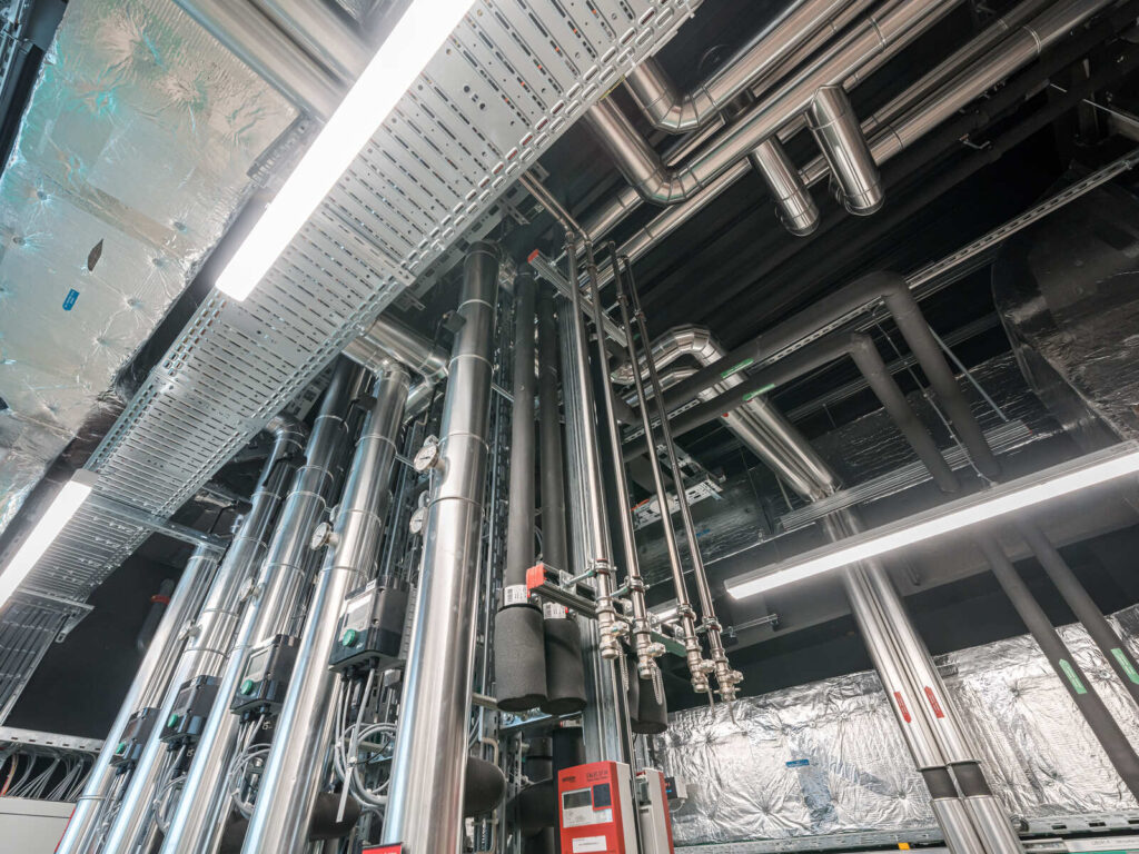 Lüftung und Klima für den Umbau Transa Basel durch die Klima AG in Basel.