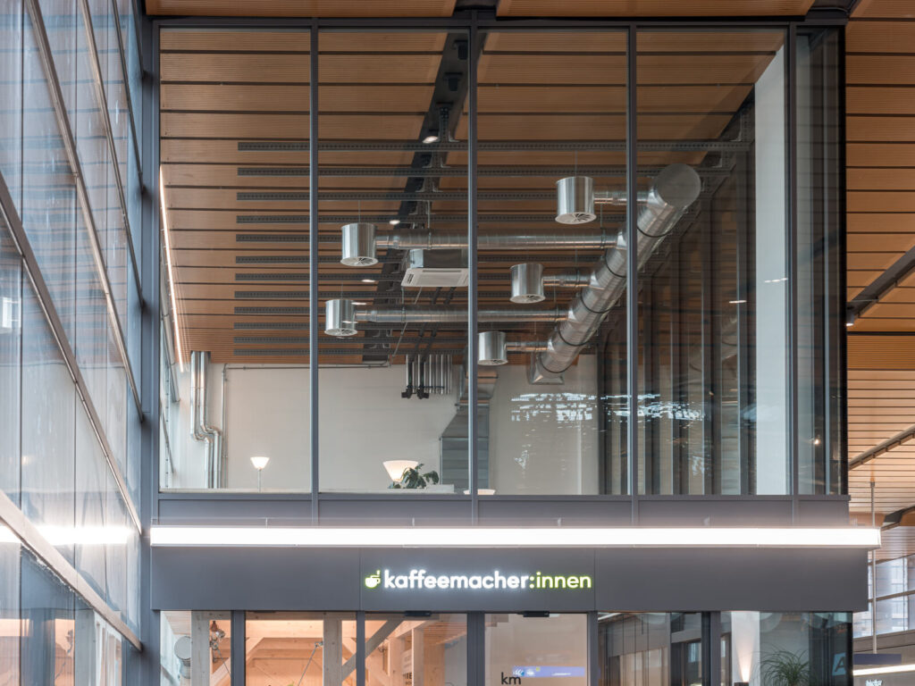 Für ein optimales Raumklima wurde die Belüftung der Verkaufsflächen umgesetzt.