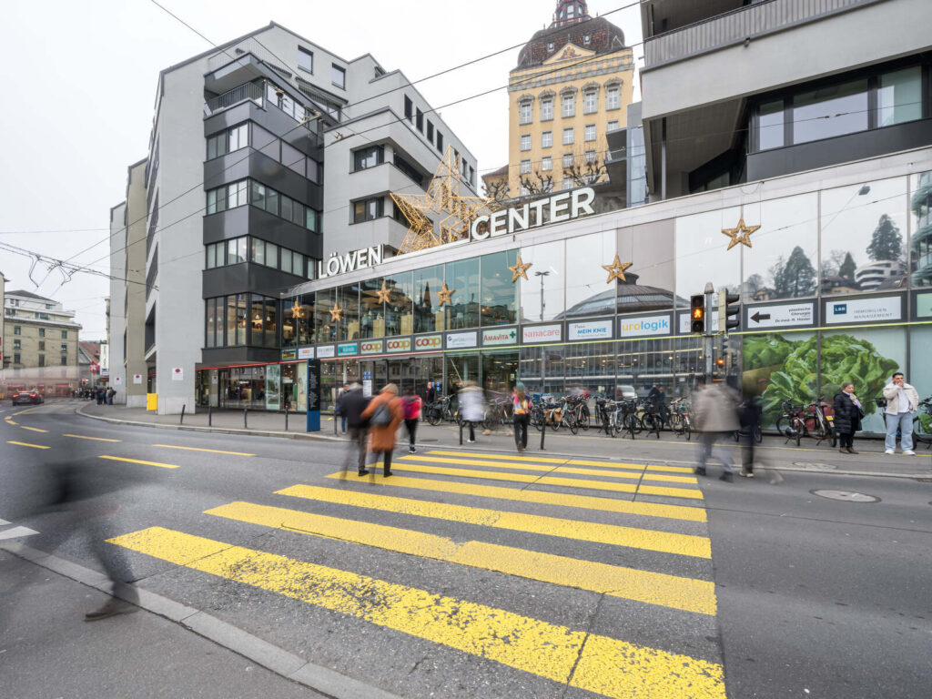 Hälg Facility Management im Löwencenter in Luzern