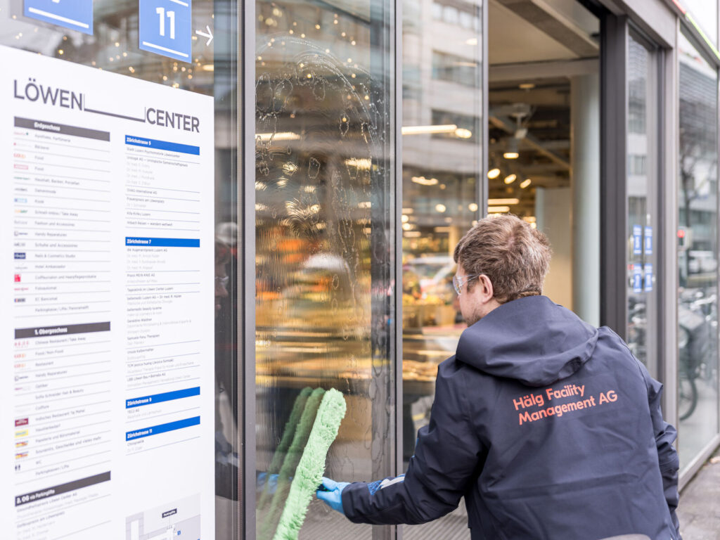 Hälg Facility Management im Löwencenter in Luzern