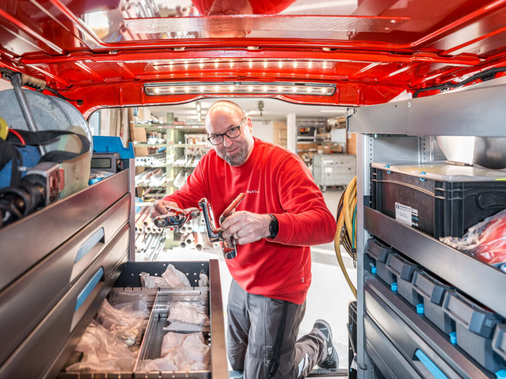 Servicetechniker der Hälg & Co. AG Bütschwil