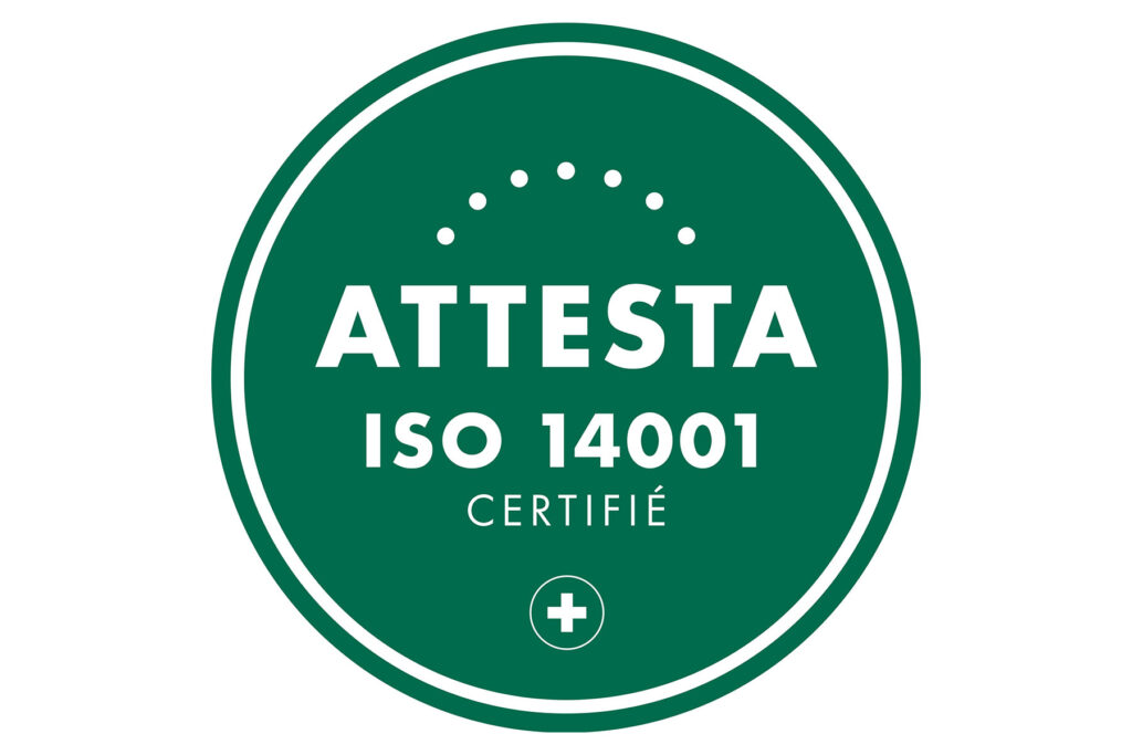 Attesta ISO 14001 Zertifizierung Hälg Facility Management