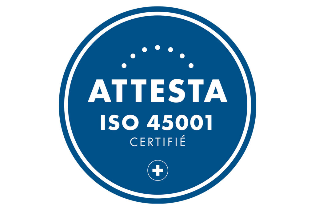 Attesta ISO-45001 Zertifizierung Hälg Group