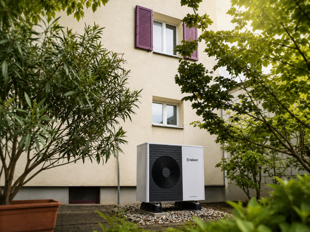 Jetzt die Heizung sanieren. Eine Wärmepumpe spart Energie und Kosten.
