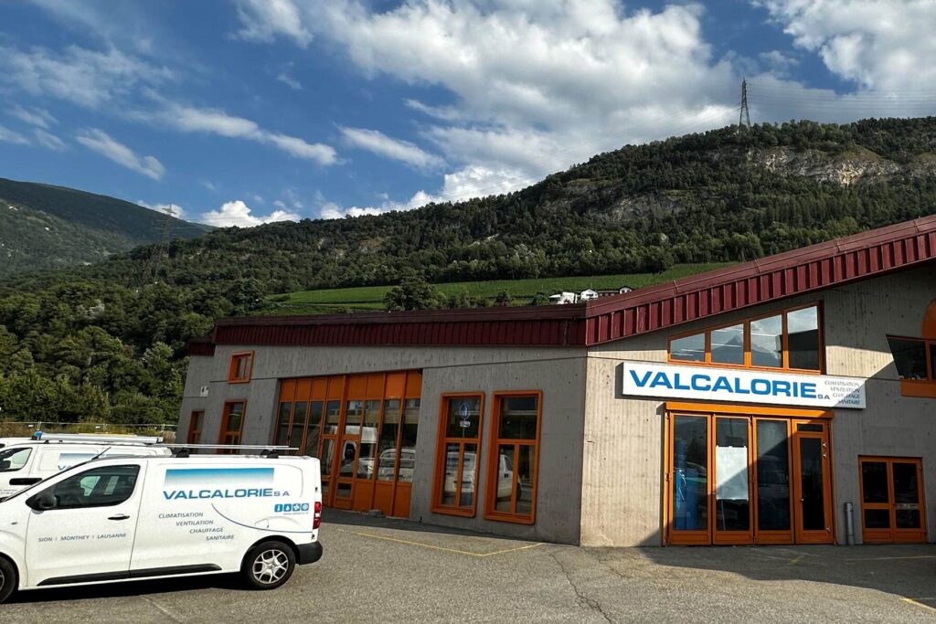 Gebäude der Valcalorie SA in Sion