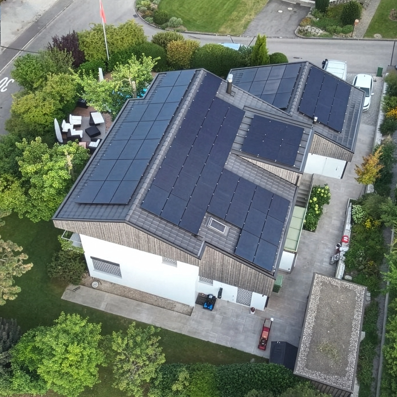 Photovoltaik Einfamilienhaus Keller in Wiesendangen