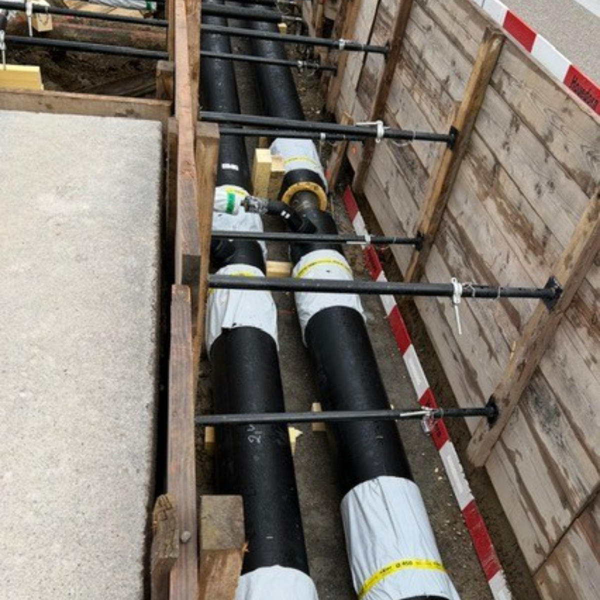 Umlegung der Fernwärme Wässeristrasse in Hinwil