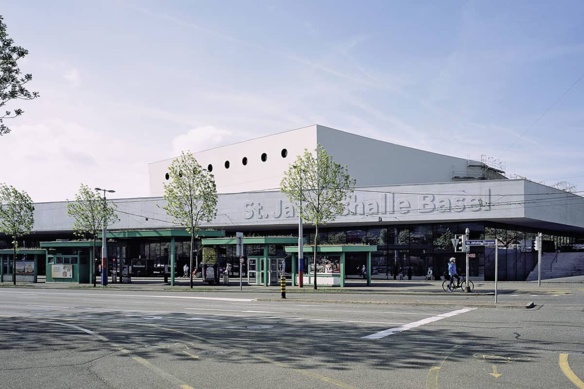 Die St. Jakobshalle in Basel